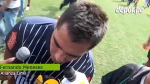 Fernando Meneses le dijo adiós a Alianza  Me hubiera gustado cumplir mi contrato