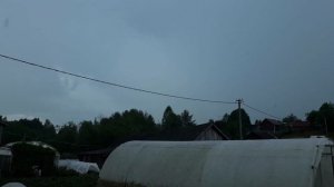 Мощная гроза 14 июня. 2024г.