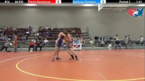 FILAJRGR: 84 KG: Travis Kammerer (NDSU) vs. Anthony Gardner (Terrapin WC)