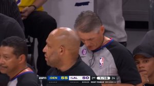 LeBron Accidentally Bumps Ref Scott Foster