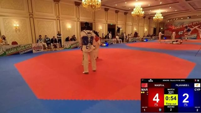 ABDELBASSET WASFI (MAR) vs (CYP) I. PILAVAKIS - 63Kg - Ramus Sofia Open G2 2022 смотреть онлайн