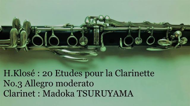 H.Klose 20 Etudes pour la Clarinette No.3 Allegro moderato смотреть онлайн