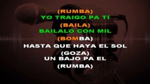 Yo traigo bomba karaoke