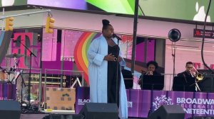 Broadway Star Alex Newell Sings "I Am Changing" from Dreamgirls, Broadway Celebrates Juneteenth