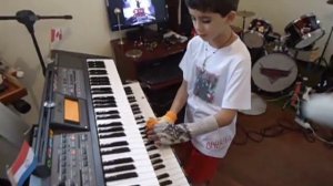 Criança de 7 Anos Tocando Europe-The Final Countdown-Gabriel Fernandes