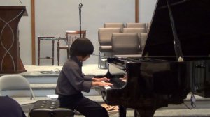 Sean Wilson 2015 Summer Recital at age 11, Rustle of Spring,  by Christian Sinding