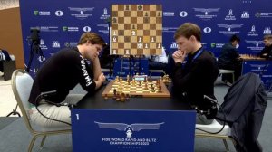 Magnus Carlsen (2887) vs Conrad Holt (2592) - FIDE World Blitz 2023