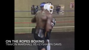 Travon Marshall vs Keyshawn Davis Sparring