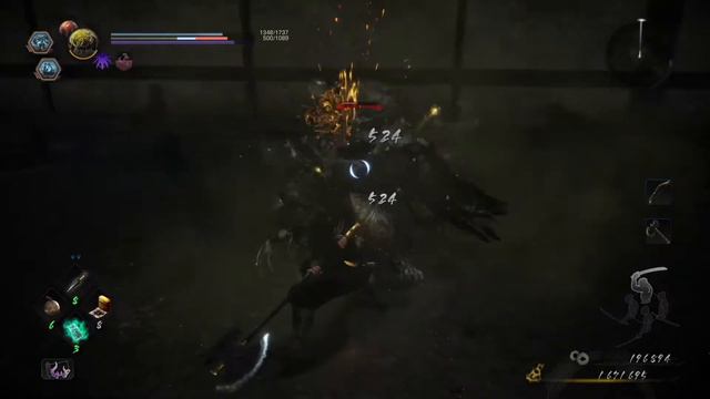 Nioh 2. Часть 30 - Упавшая звезда. Рога на голове, стрекоза в руках. Золотая страна смотреть онлайн