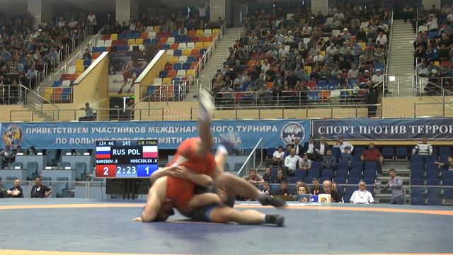 Саид Гамидов (Дагестан) - Камил Косчиолек (Польша) смотреть онлайн