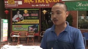 Nguyen Cao Khanh tra loi phong van ve Thu phap Tien ve cua Tinh Tuan (truoc cua Moc Tra Quan))