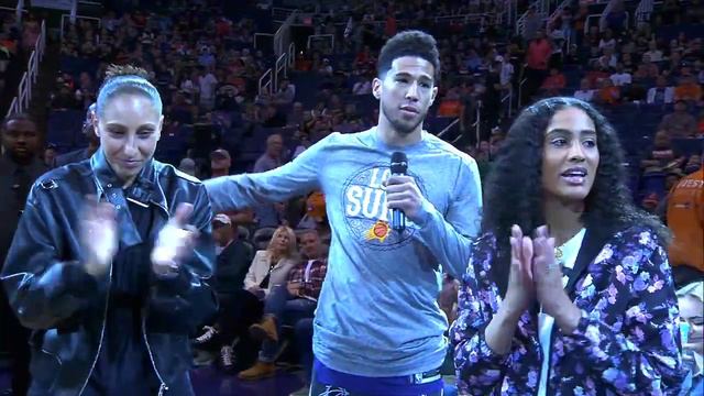Devin Booker welcomes Skylar Diggins-Smith to the family смотреть онлайн