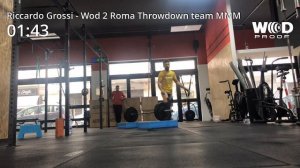 Riccardo Grossi Roma Throwdown 2019 wod 2