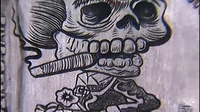 José Guadalupe Posada Gentleman Skeleton Hobo Nickel Carved Coin by Shaun Hughes смотреть онлайн