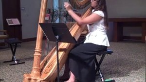 Berceuse Russe by Marcel Tournier | Played by 13 year old harpist Anya