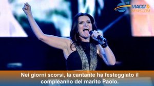 Laura Pausini, gli auguri al marito Paolo