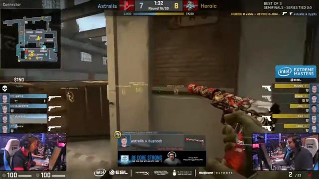 Heroic vs Astralis - Map 1 of 3 Train Highlights - IEM Katowice 2017 смотреть онлайн