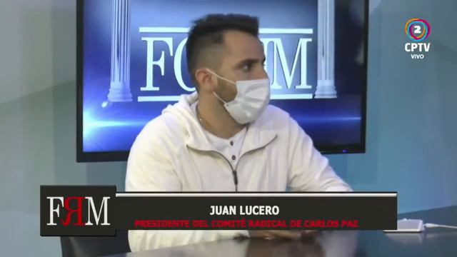 Entrevista en Forum a Juan Lucero Presidente del Comite Radical de Carlos Paz