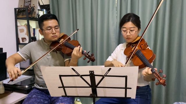 Duo violin weekend with Mazas op.38 No.5 смотреть онлайн