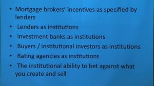 The Financial Crisis, the Recession, and the American Political Economy deel 3/6