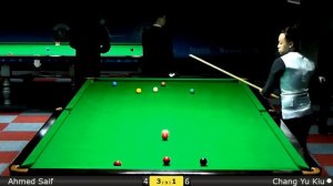 Snooker 6 reds Groups : Ahmed Saif vs Chang Yu Kiu