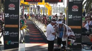 Matt Burton Ironman Australia 2012 - Finish