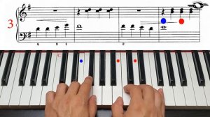 Etude on Leger Lines- above middle C, Moderate version, John Thompson`s easiest piano course, Part