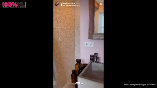 100NL Magazine - Bridget Maasland deelt badkamer make-over!