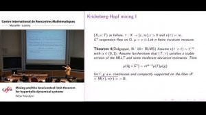 Péter Nándori: Mixing and the local central limit theorem for hyperbolic dynamical systems