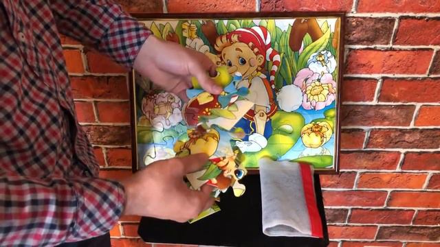 фокусы для детей,волшебные пазлы,Assemble Magic Puzzle