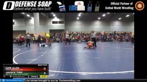 G 3-4 60 Lane Allen Paola Wrestling Club Vs Andrew York Pali Elite Wrestling Academy