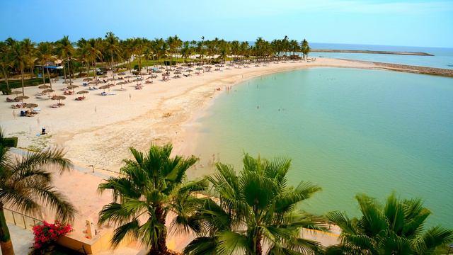 One Day Timelapse In Fanar Hotel. Salalah, Oman