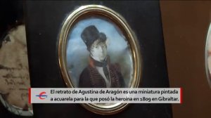 Retrato de Agustina de Aragón en Museo Ibercaja Camón Aznar