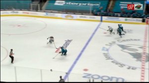 Rudolfs Balcers Goes Top Shelf On Sweet Feed From Brent Burns