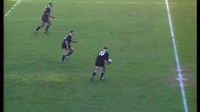 Jonah Lomu scores four tries against England смотреть онлайн