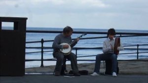 Superb Banjo drum player saltburn by the sea billy connolly tune cripple creek