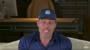 What did Tony Robbins say in his 2020 Vision message to Jeunesse Global™?