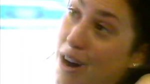 ATLANTA 96 • Swimming Women's 400m Freestyle Janet Evans Interview • 22 July 1996 • Summer Olympics