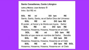 Santo Canadiense , Musica Litúrgica , Juan Soriano