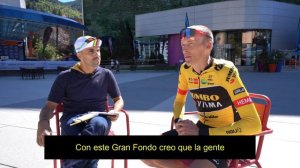 Robert Gesink en la Gran Fondo Encamp Pas de la Casa