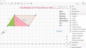 Pitagora e parallelogrammo