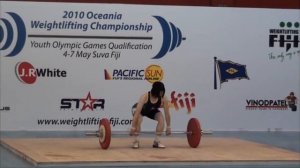 Vivian Lee - 2010 Oceania Weightlifting Championships - Suva Fiji