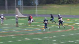 Edmondson/Howard football scrimmage TD 8/23/14