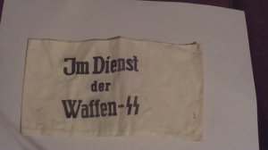 WW2 GERMAN IM DIENSTE DER WAFFEN SS ARMBAND