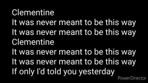 Clementine - Mark Owen - Official Lyrics