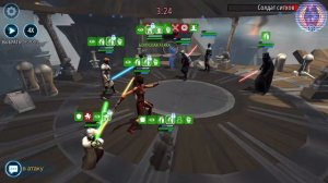 SWGOH (Бастила Шан, Йода, Отшельник, Эзра, Кеноби VS Трея, Сион, Нихилус, Солдат, Траун)