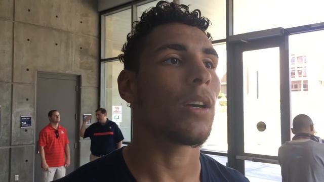 Arizona wide receiver Shawn Poindexter 8-23-16