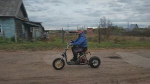 Скутер из бензопилы