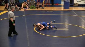 MW Modified Wrestling Patrick McCoy vs Washingtonville 2 26 2014