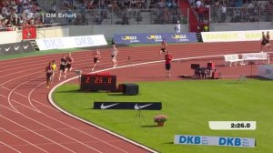 DM Erfurt 2017 - 1500m Männer